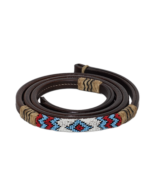 Leather Beaded Over Under - Q