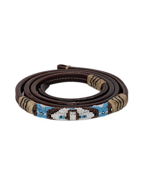 Leather Beaded Over Under - T