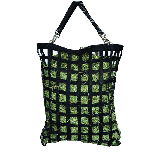 Professional Choice Webbed Slow Feed Hay Bag - Black