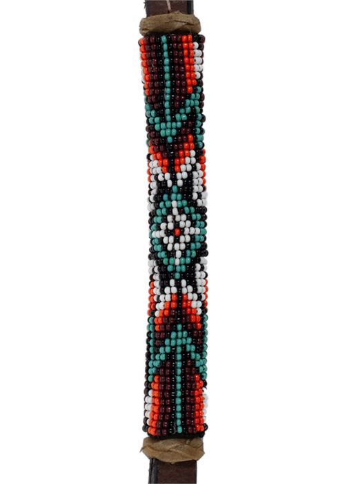 Leather Beaded Over Under - EE