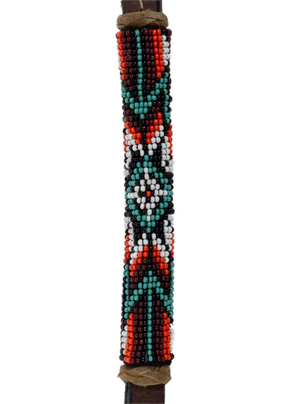 Leather Beaded Over Under - EE