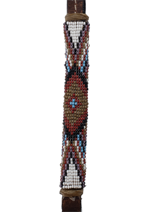 Leather Beaded Over Under - GG