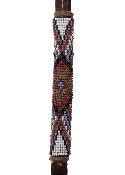 Leather Beaded Over Under - GG