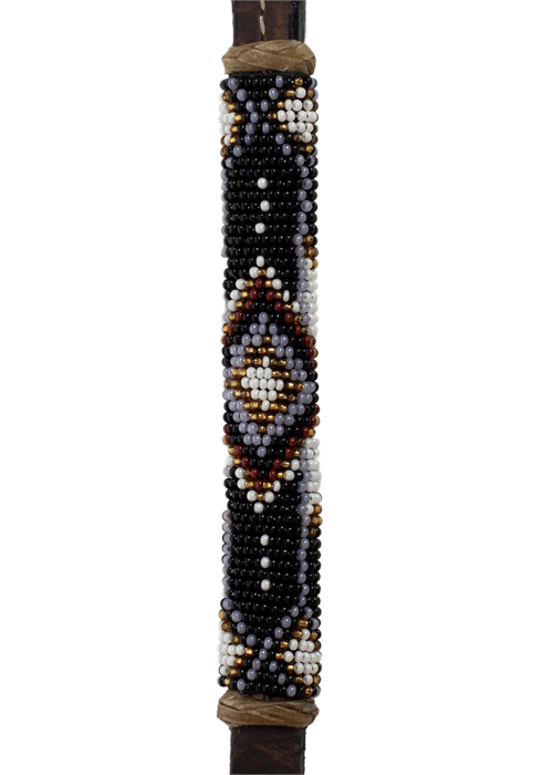 Leather Beaded Over Under - HH