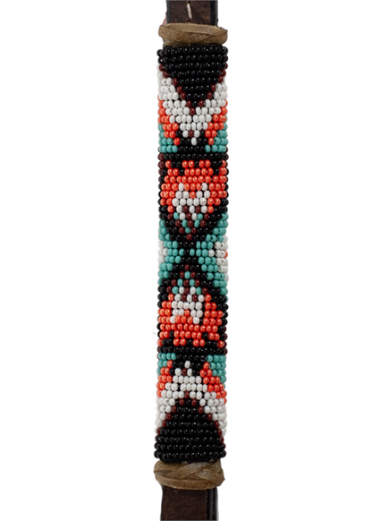 Leather Beaded Over Under - II