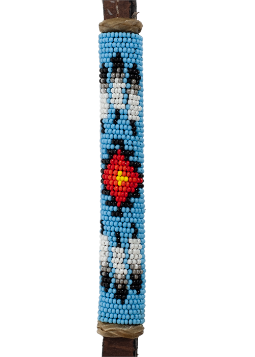 Leather Beaded Over Under - JJ
