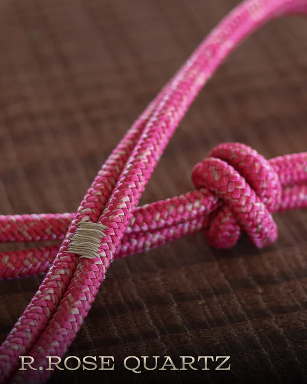 Redemption Rope Halters- Redemption Rose Quartz