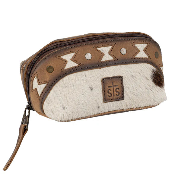 STS Roswell Cowhide Belle Makeup Pouch