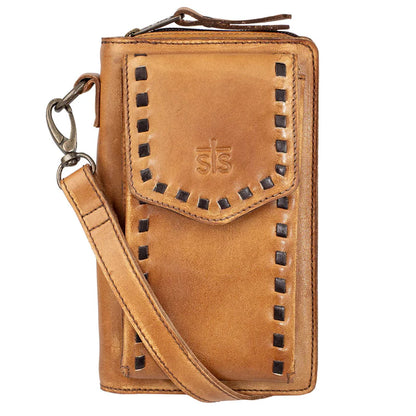 STS Bandera Tan Quickdraw Crossbody Wallet