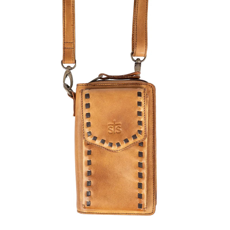 STS Bandera Tan Quickdraw Crossbody Wallet