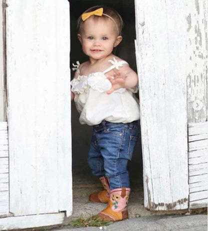 CLEARANCE - Shea Baby - Sophie Sunflower Baby & Toddler Boots