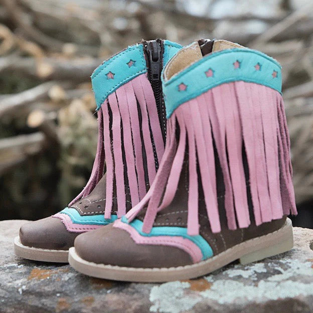 CLEARANCE - Shea Baby - Lyddie Pink Baby & Toddler Boots