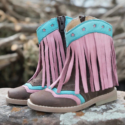 CLEARANCE - Shea Baby - Lyddie Pink Baby & Toddler Boots