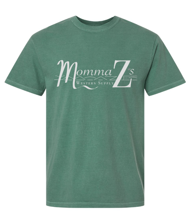 CLEARANCE - Momma Zś Logo  T-Shirt - LT GREEN