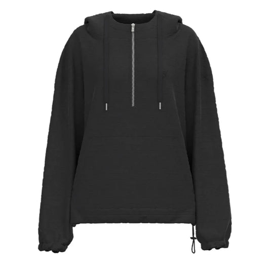 Womenś - Hooey  "Mazatlan" Quarter Zip Hoodie in Black