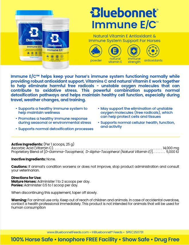 Bluebonnet  Immune E/C - 1.65 lbs (30 days)