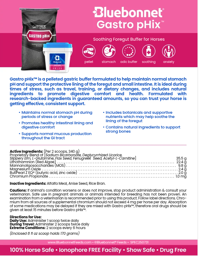 Bluebonnet Gastro pHix - 11 lbs (15 servings)