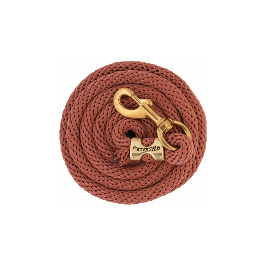 Weaver Equine Poly Lead Rope - 10 ft - Cinnamon