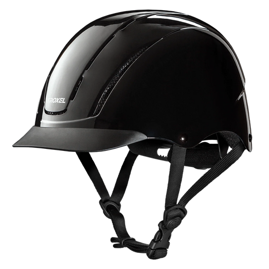 Troxel - Spirit Riding Helmet with DialFit - SOLID COLORS - Black