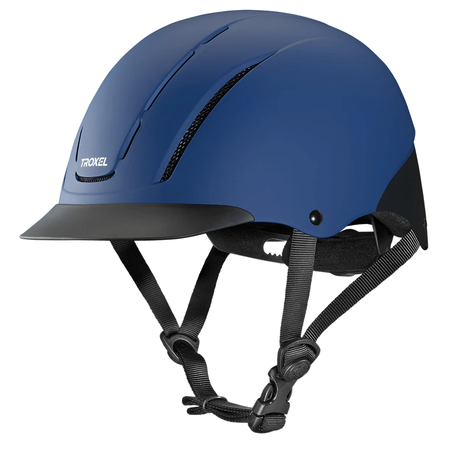 Troxel - Spirit Riding Helmet with DialFit - SOLID COLORS - Navy Duratec