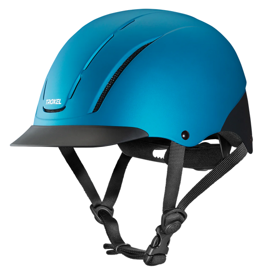 Troxel - Spirit Riding Helmet with DialFit - SOLID COLORS - Teal Duratec