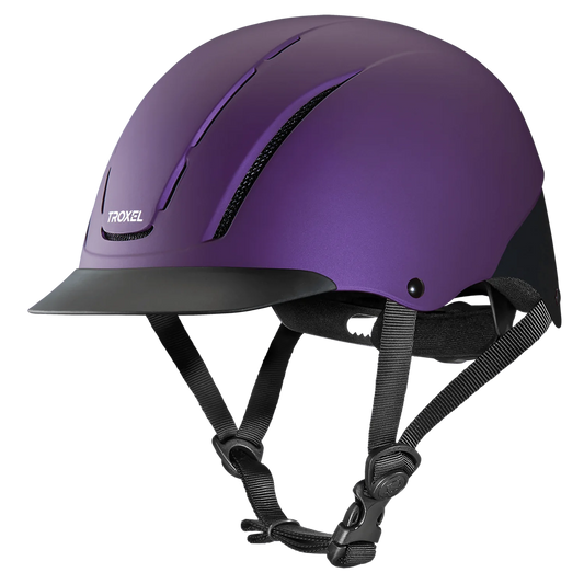 Troxel - Spirit Riding Helmet with DialFit - SOLID COLORS - Violet Duratec