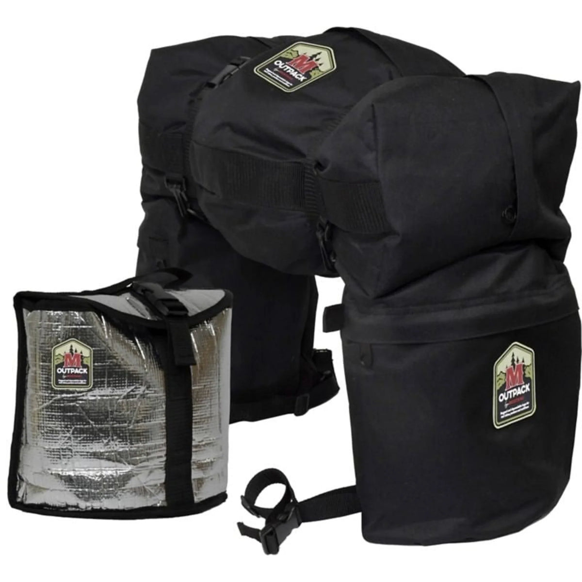 Mustang Manufacturing - The Outpack Collection Junior Saddle Bag - Black