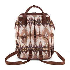 Wrangler Aztec Printed Callie Backpack - Tan