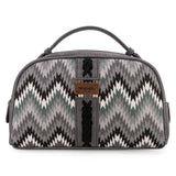 Wrangler Southwestern Pattern Print Multi Purpose/Travel Pouch - Grey
