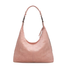 Wrangler Women's Floral Tooled Hobo Bag with Pouch - Pink