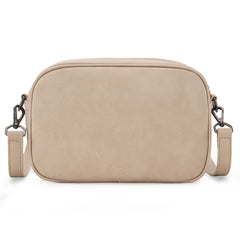 Wrangler Sherpa Aztec Canvas Crossbody - Tan