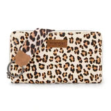 Wrangler Leopard Print Wallet/Wristlet - Leopard Print - Tan