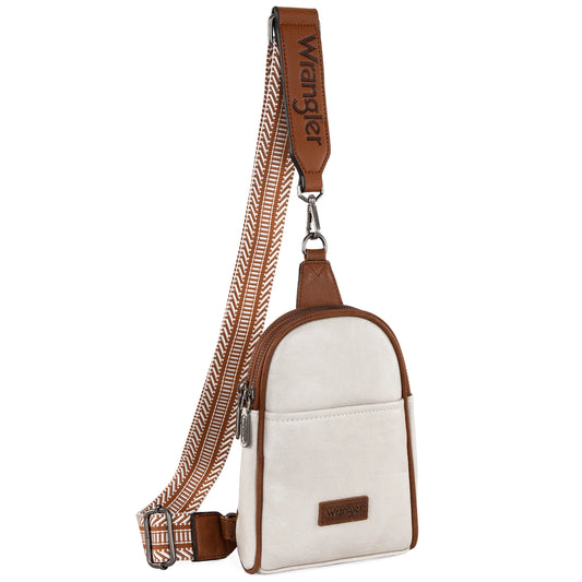 Wrangler Ladies Crossbody Bag Beige-Brown