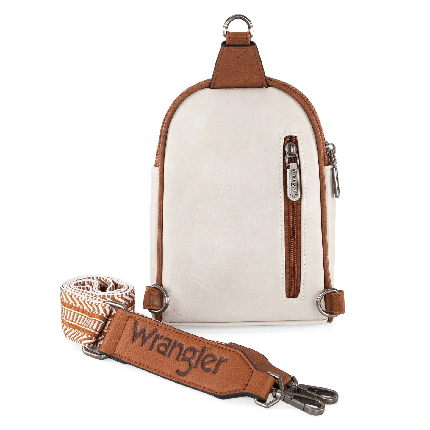 Wrangler Ladies Crossbody Bag Beige-Brown