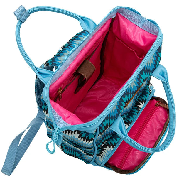 Wrangle Aztec Printed Callie Backpack/Diaper Bag - Jean