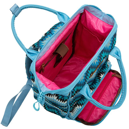 Wrangle Aztec Printed Callie Backpack/Diaper Bag - Jean