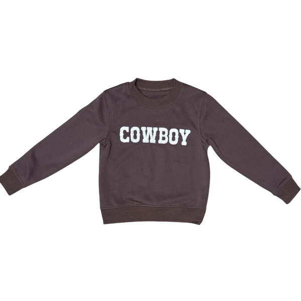 Baby Boys Shea Baby Cowboy Brown Pull Over