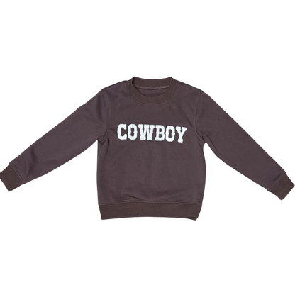 Baby Boys Shea Baby Cowboy Brown Pull Over