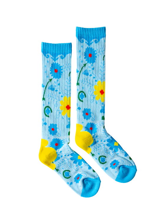 Lucky Chuck - Cowgirl Buckaroo Performance Boot Socks