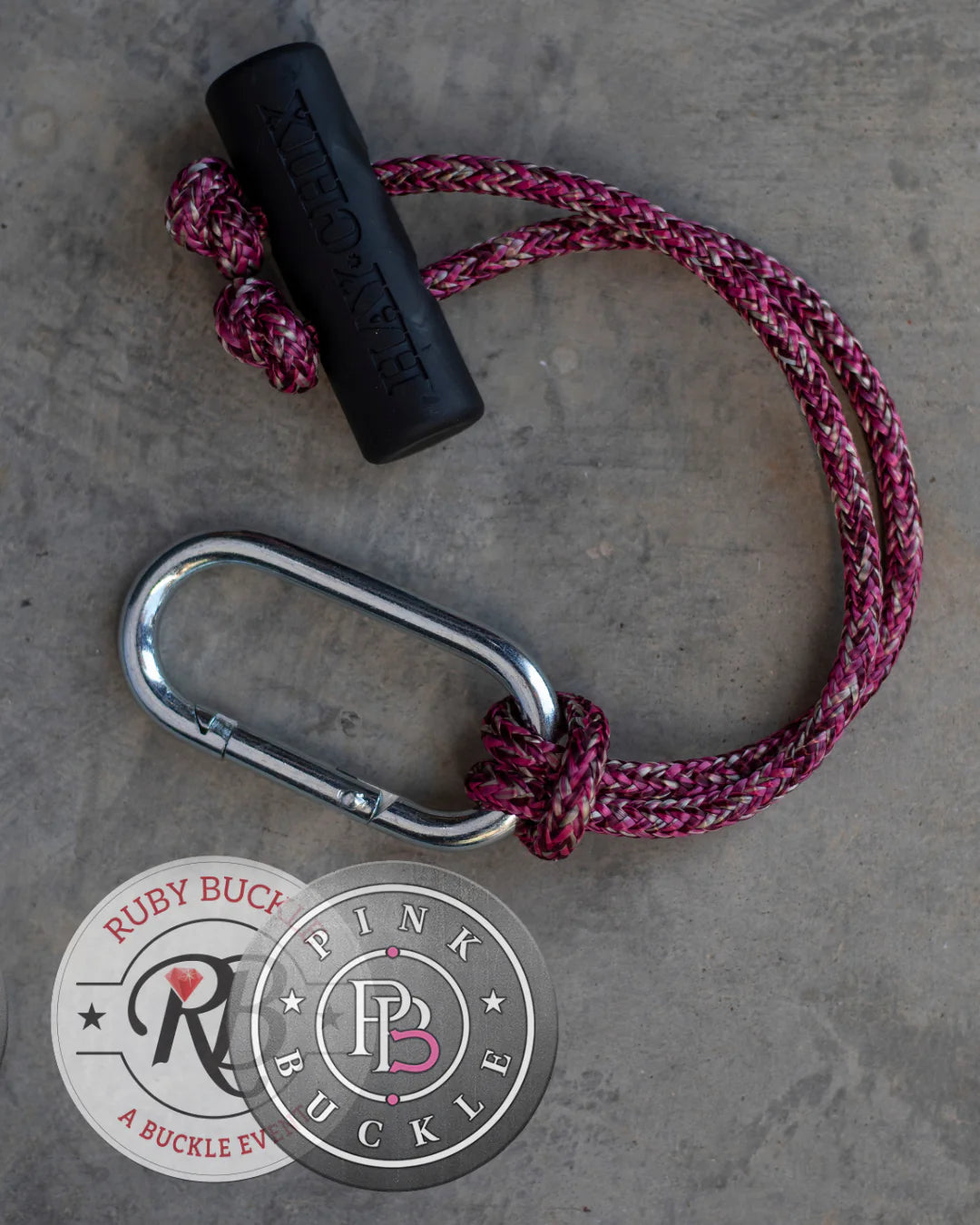 Hay Chix  Bucket Strap - Pink/Ruby Buckly