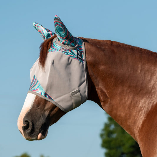 Cashel Crusader Fly Mask - Standard with Ears - Breeze
