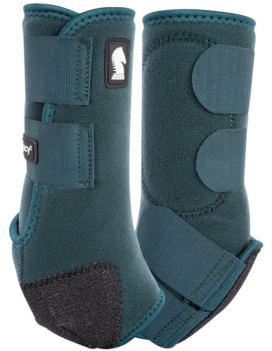 Classic Equine Legacy2 Support Boots - Dragonfly Green