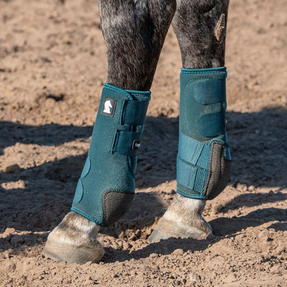 Classic Equine Legacy2 Support Boots - Dragonfly Green