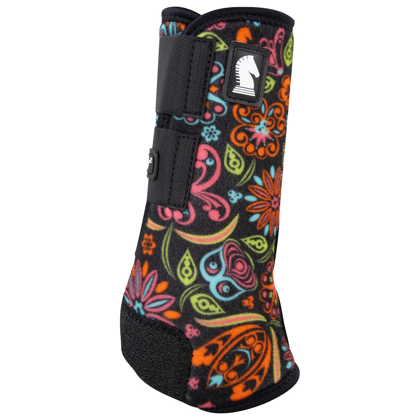 Classic Equine Legacy2 Support Boots-  Full Set - Neon Flower