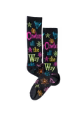 CLEARANCE - Lucky Chuck - Cowboy All The Way Black Holiday Performance Boot Sock