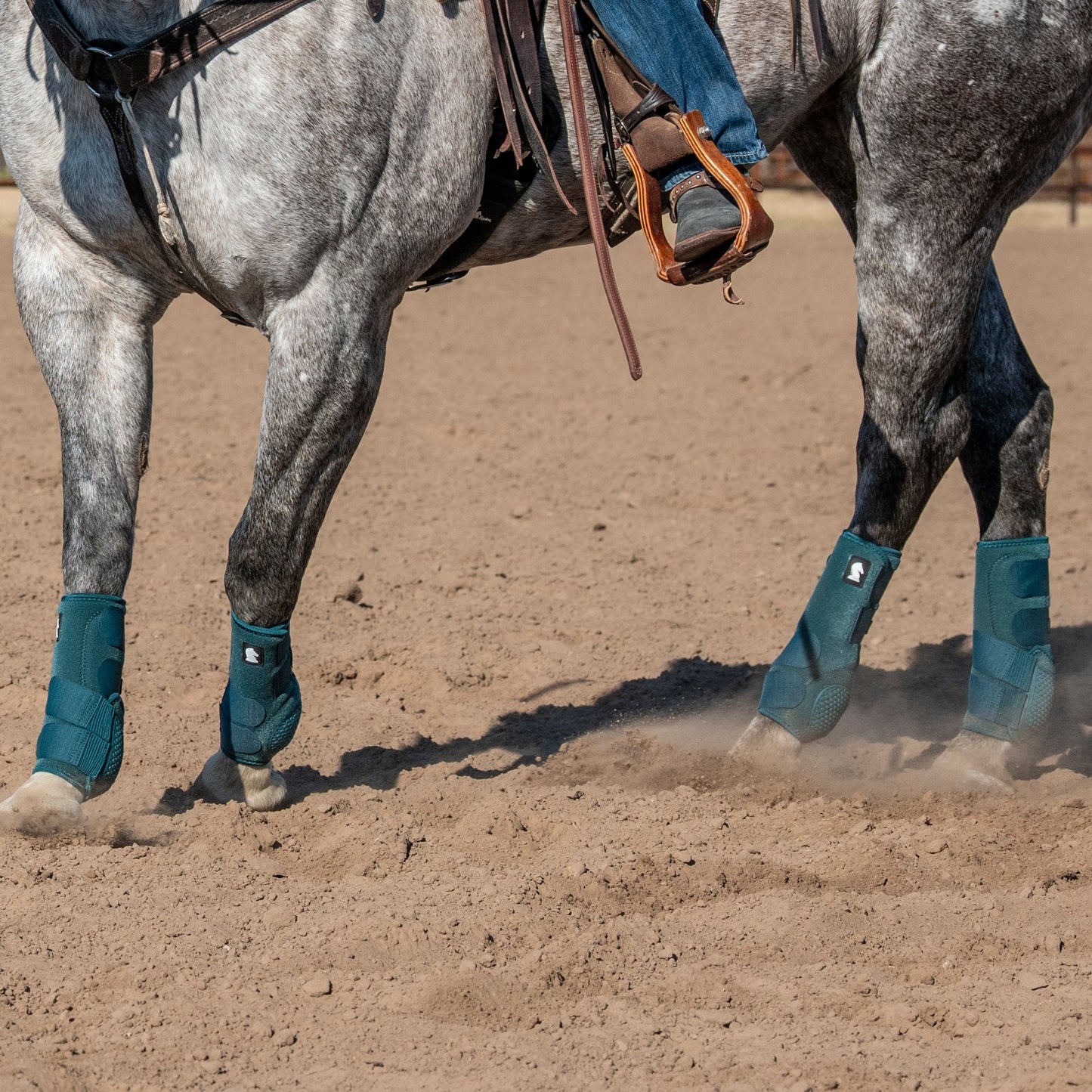 Classic Equine  Flexion by Legacy2 Support Boots - Dragonfly Green