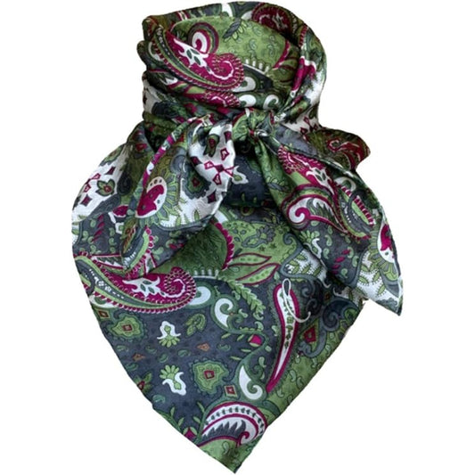 Wyoming Traders Wild Rags (34.5 x 34.5 in) - PAISLEY DESIGNS - Watermelon