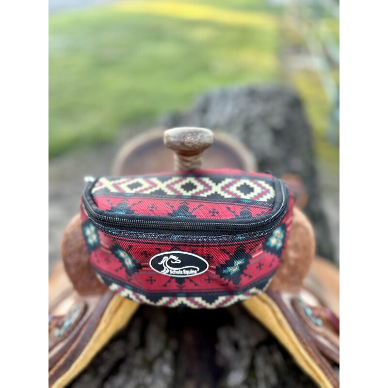 Schulz Equine  Saddle Pak - Red Aztec