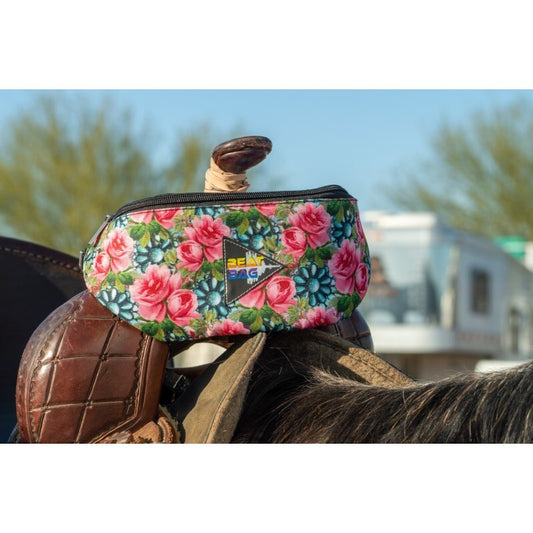 Schulz Equine Beat Bag - Turquoise Floral