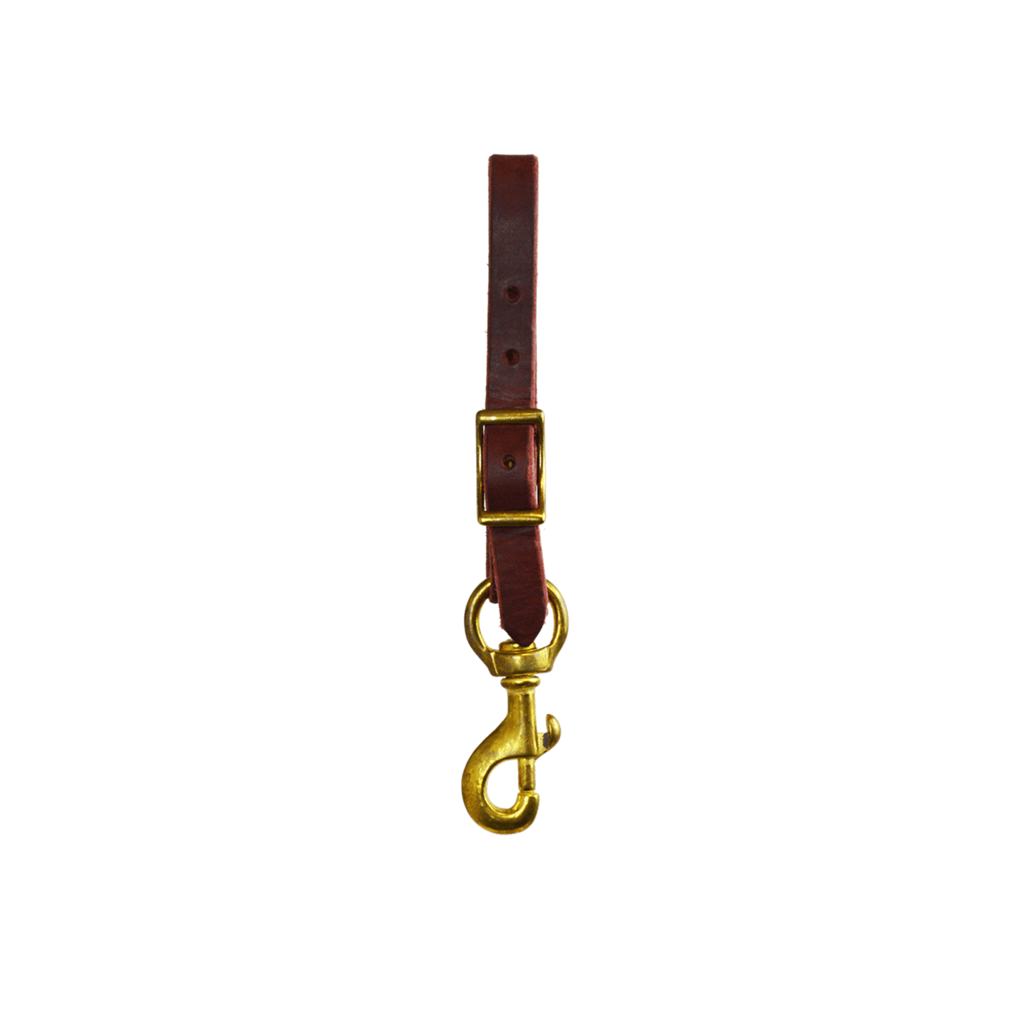 Red Latigo Leather Girth Connector